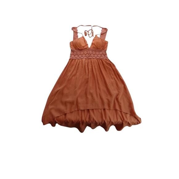 Jolie & Joy Feminine Coral Midi Dress - Size XL - Picture 1 of 5